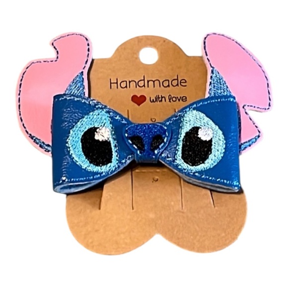 Handmade Disney Stitch Inspired Hair Clip - Picture 1 of 11
